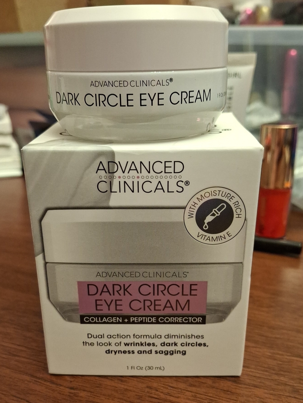 Advanced Clinicals Dark Circle Eye Cream 30ml Jar New Sealed